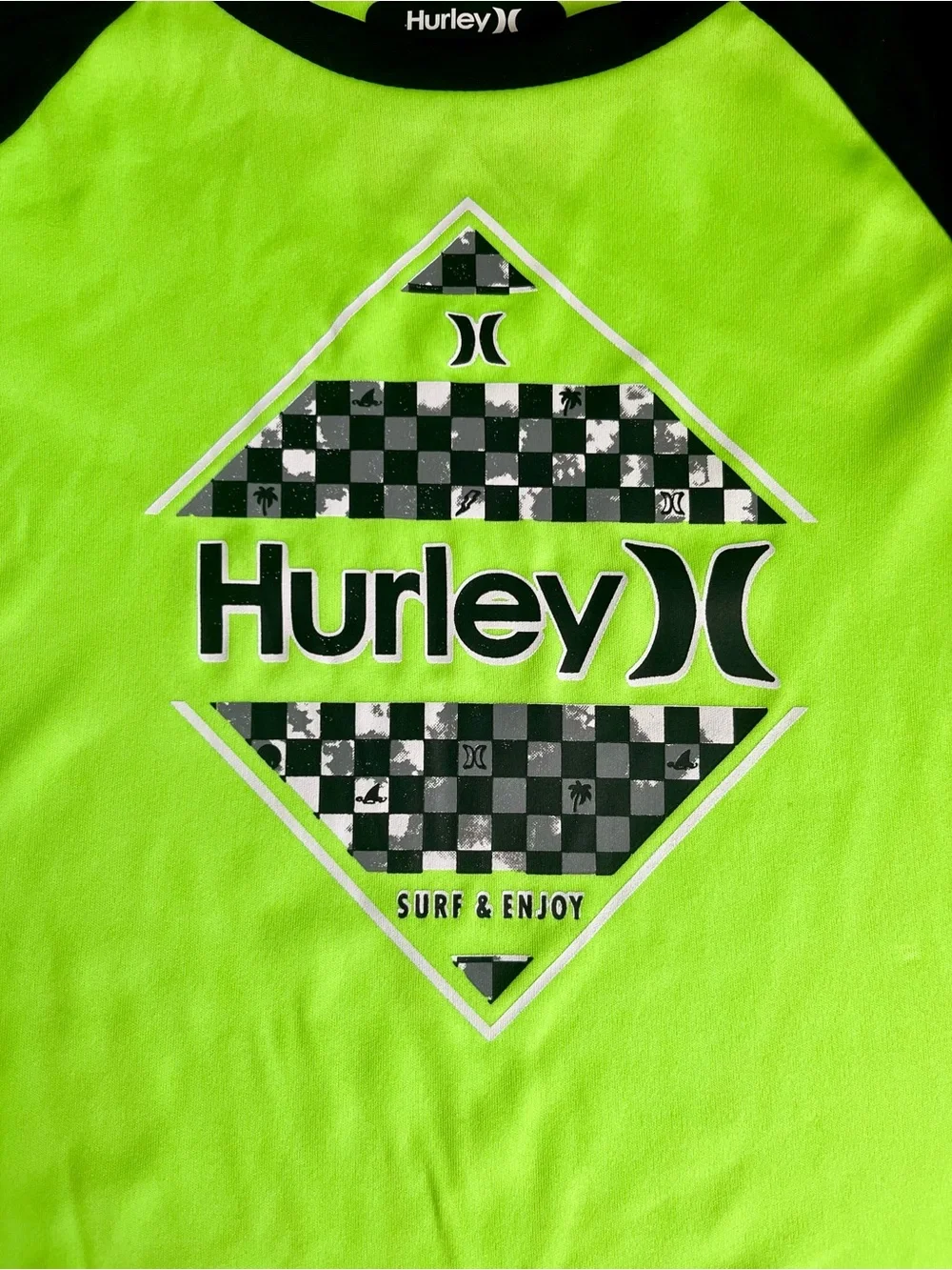 NWOT Hurley Boy’s Swim Trunk & UPF 50 Rashguard Set Size 18 Months